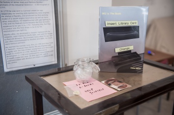 Works by Chloe Spicer at the festival library curated by Medium Rare - photo credit A.Tixiliski